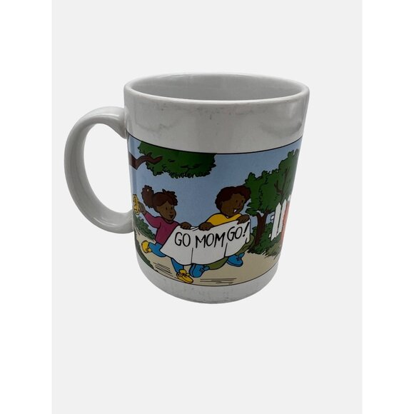 Avon "Super Mom On The Go" Coffee Mug 3.75” Ceramic Retro Comic Design Thailand - Picture 3 of 7